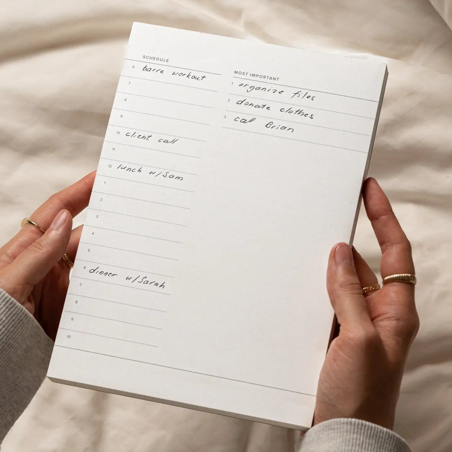 Daily Planner Pad - Lime