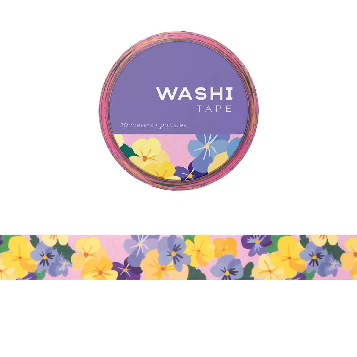 Washi Tape - Pansies