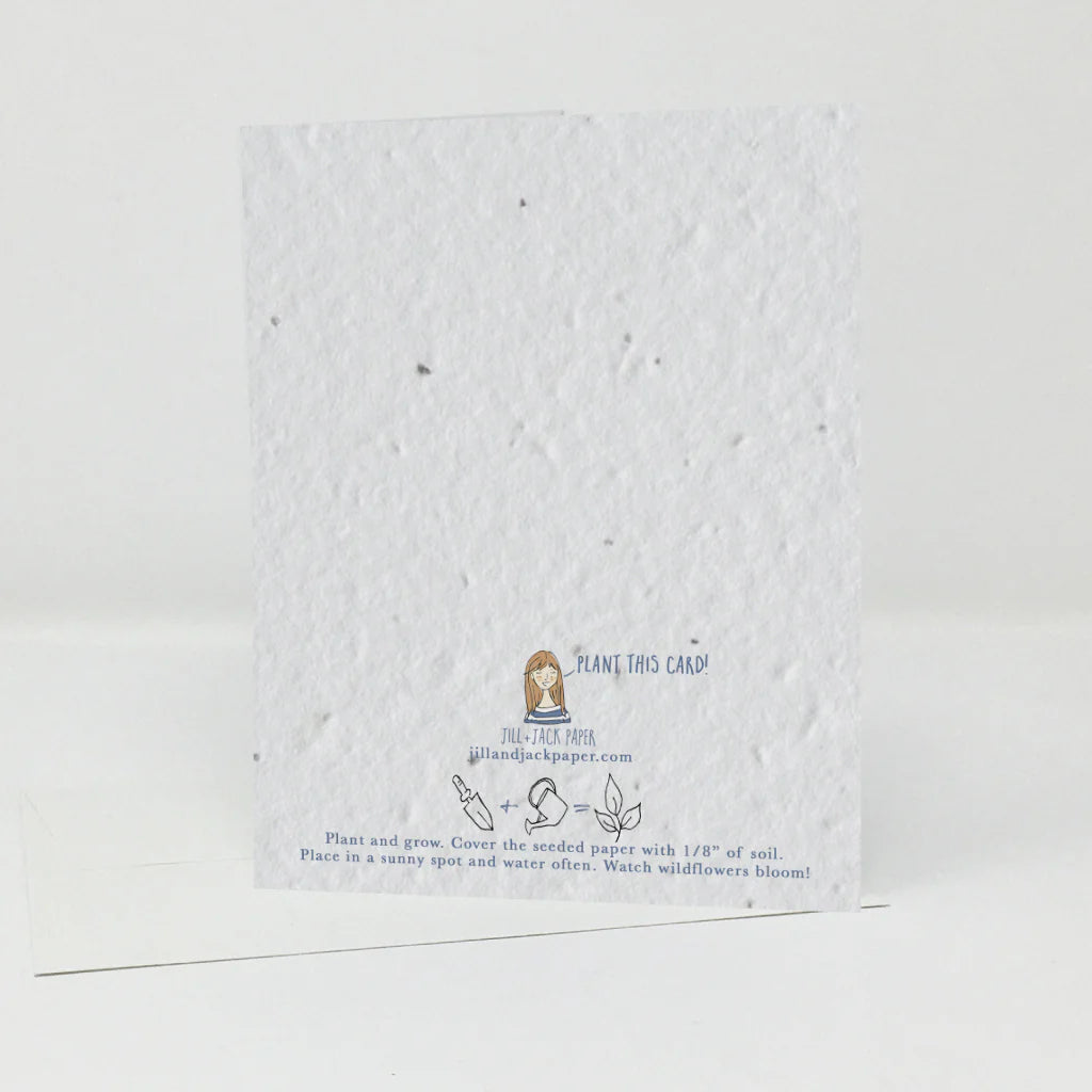 Jill + Jack Plantable Greeting Card - Celebrate