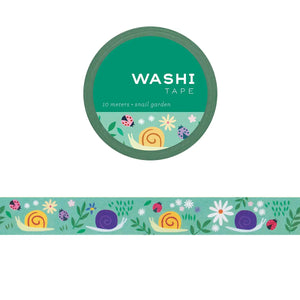 Washi Tape - Snail Garden