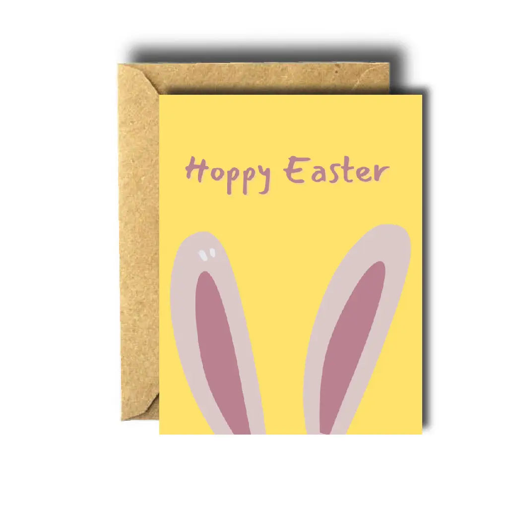 Bee Unique Greeting Card - Hoppy Easter