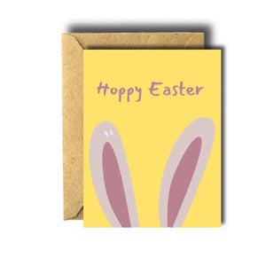 Bee Unique Greeting Card - Hoppy Easter
