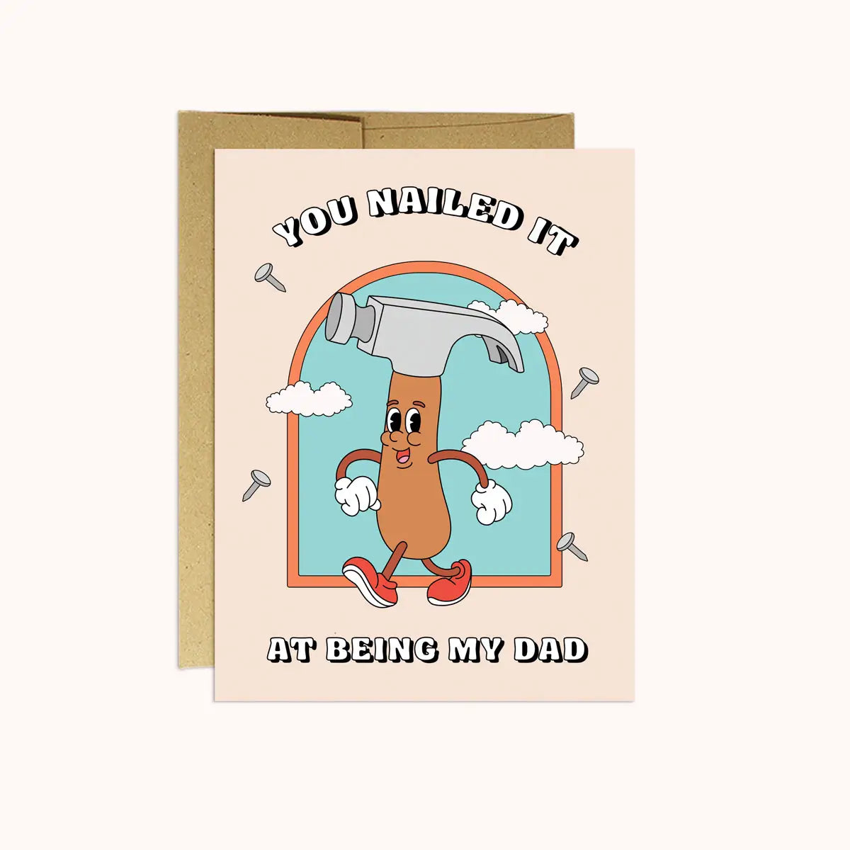 Party Mountain Greeting Card - Nailed It Dad