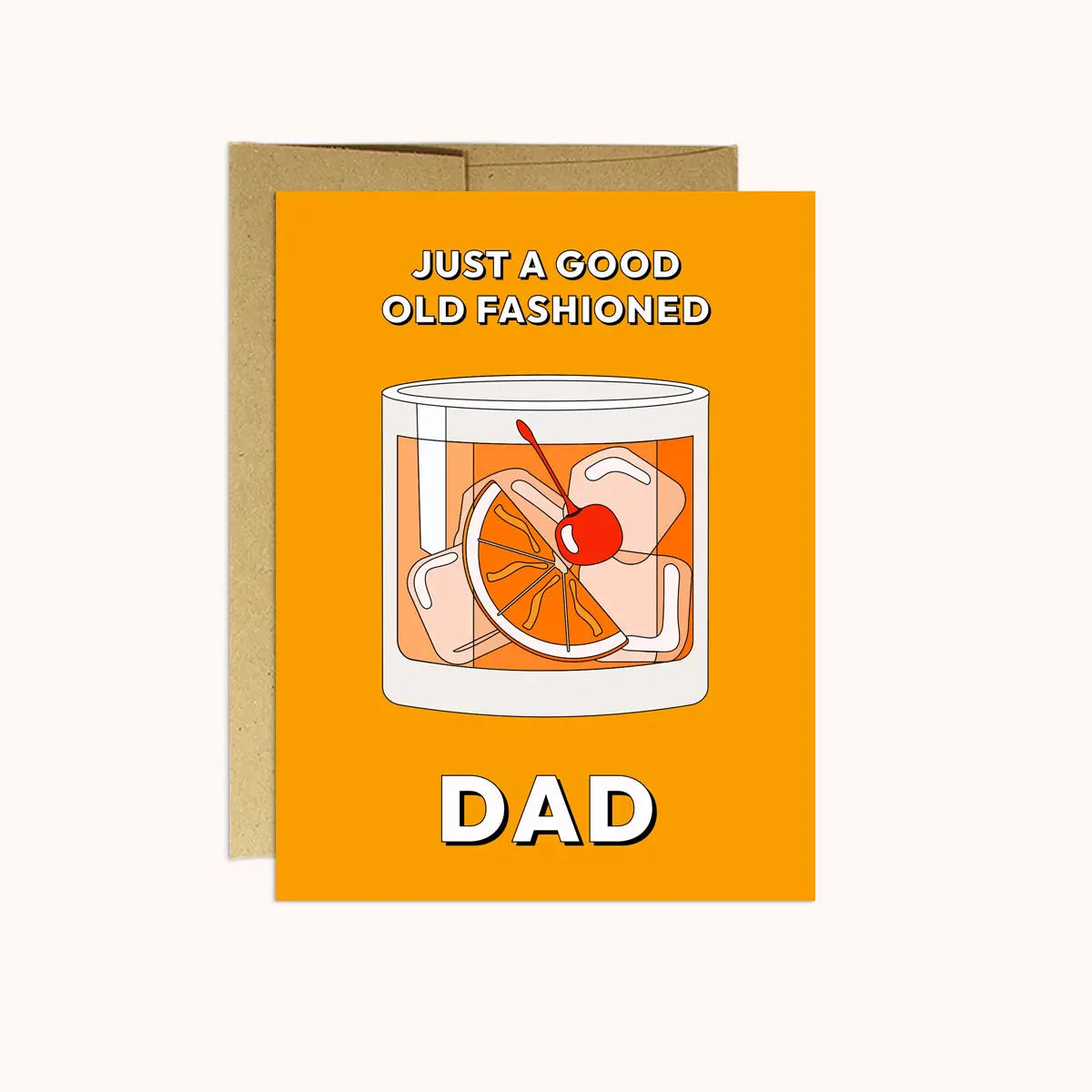 Party Mountain Greeting Card - Old Fashioned Dad