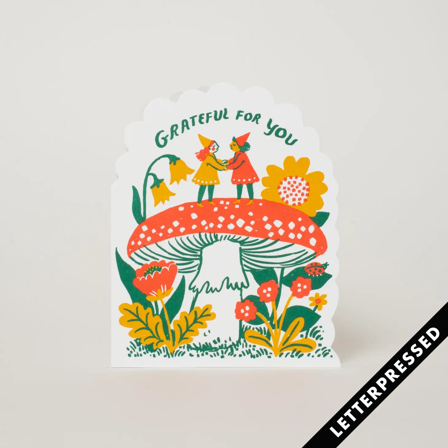 Egg Press Greeting Card - Grateful For You