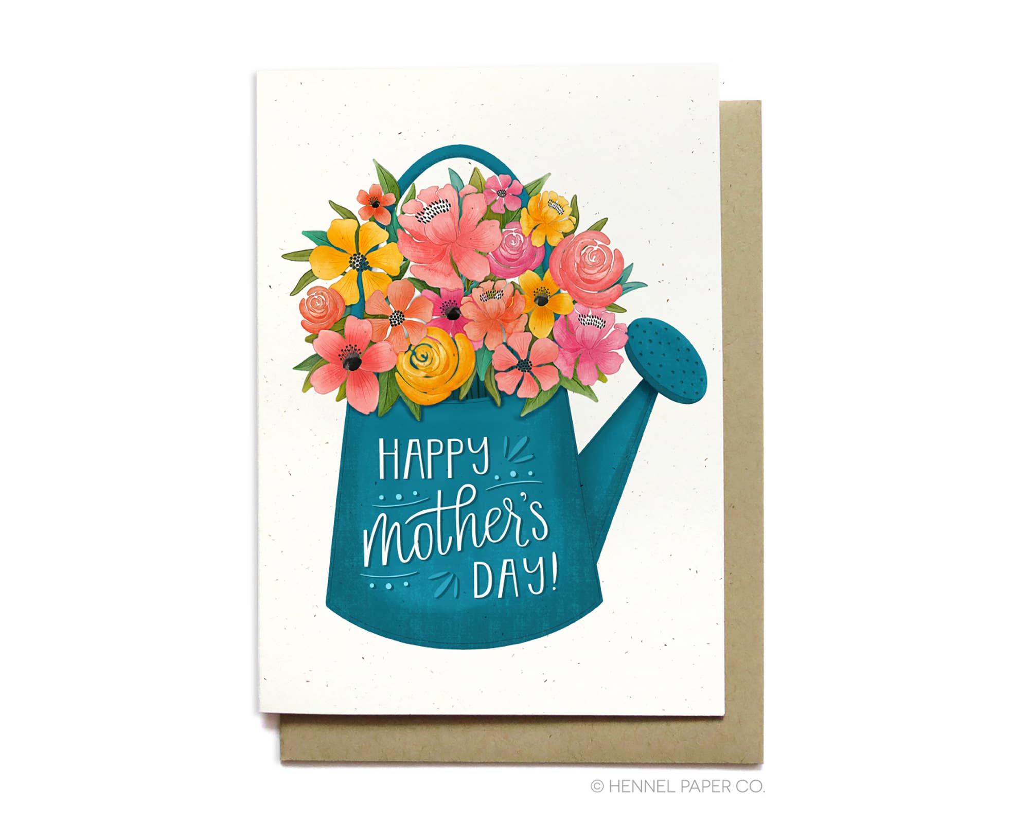 Greeting Card - Watering Can