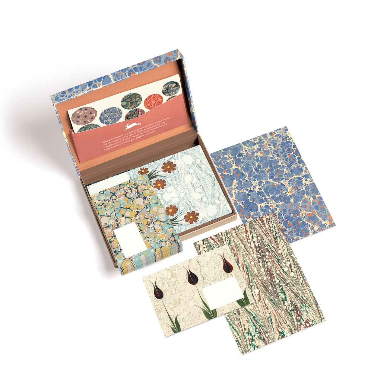 Letter Writing Set - Marbled Paper
