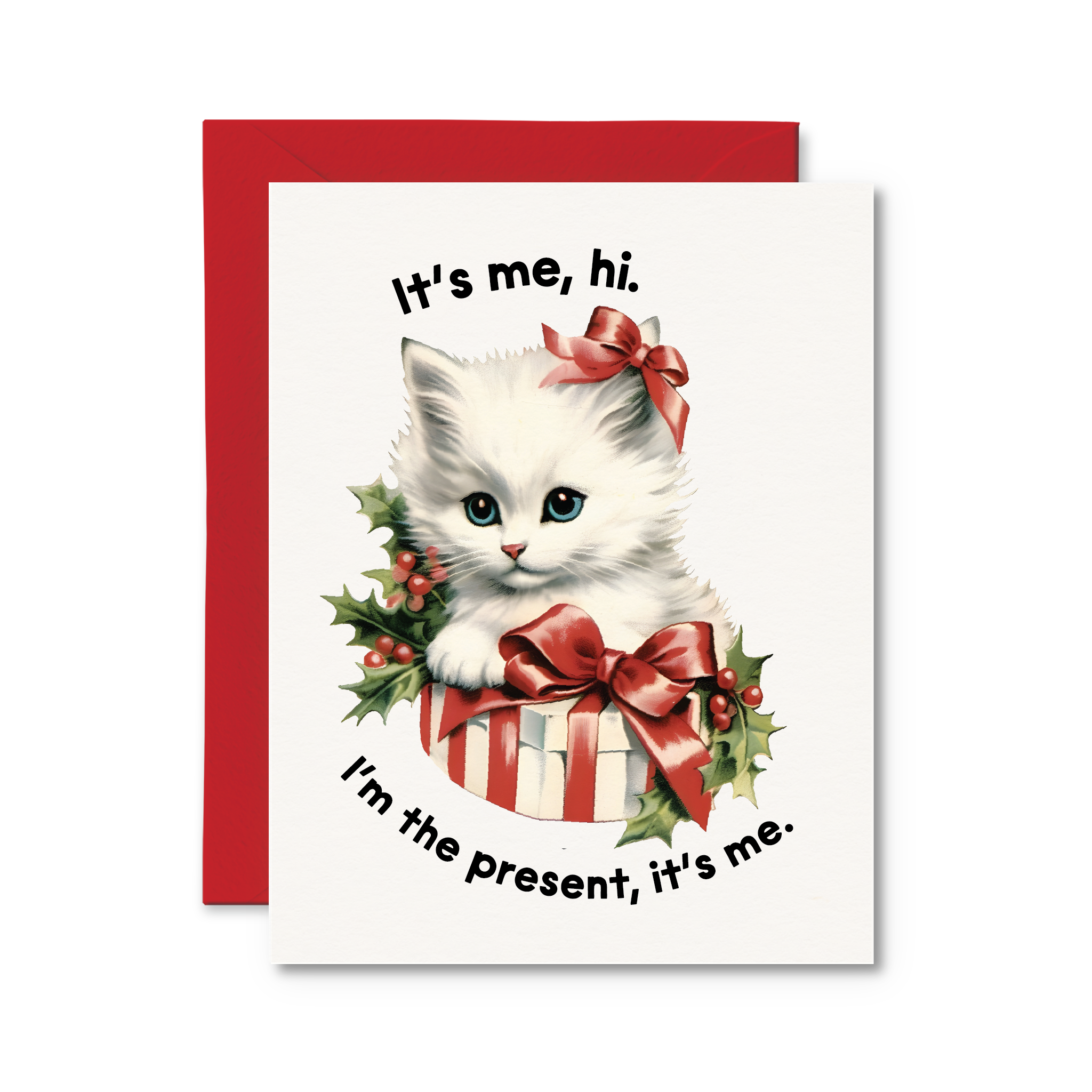 Greeting Card - Hi, I'm The Present It's Me Christmas