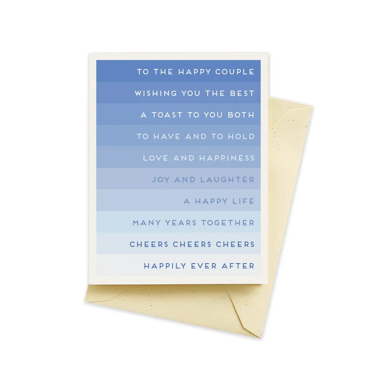 Seltzer Goods Greeting Card - Wedding Stripes