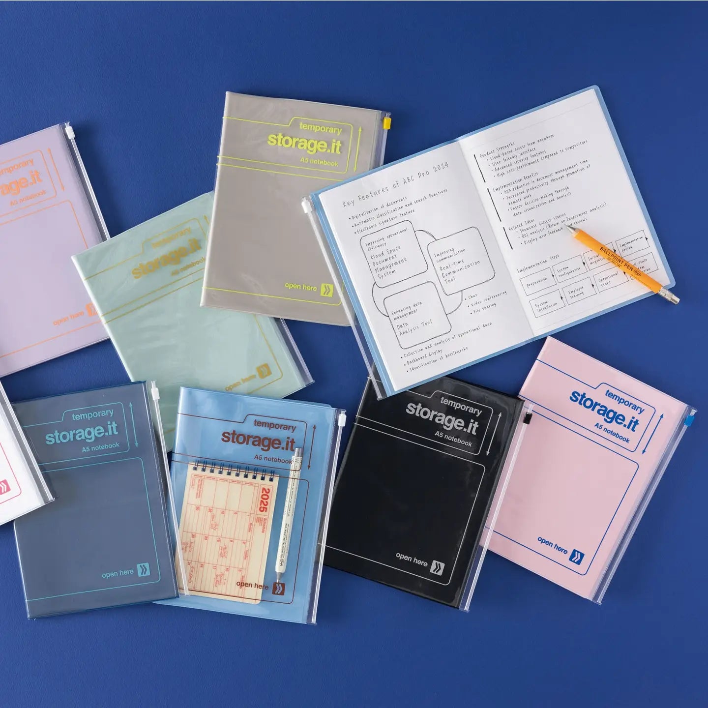 Storage.It Eco-Friendly Refillable Notebook - A5 Refill