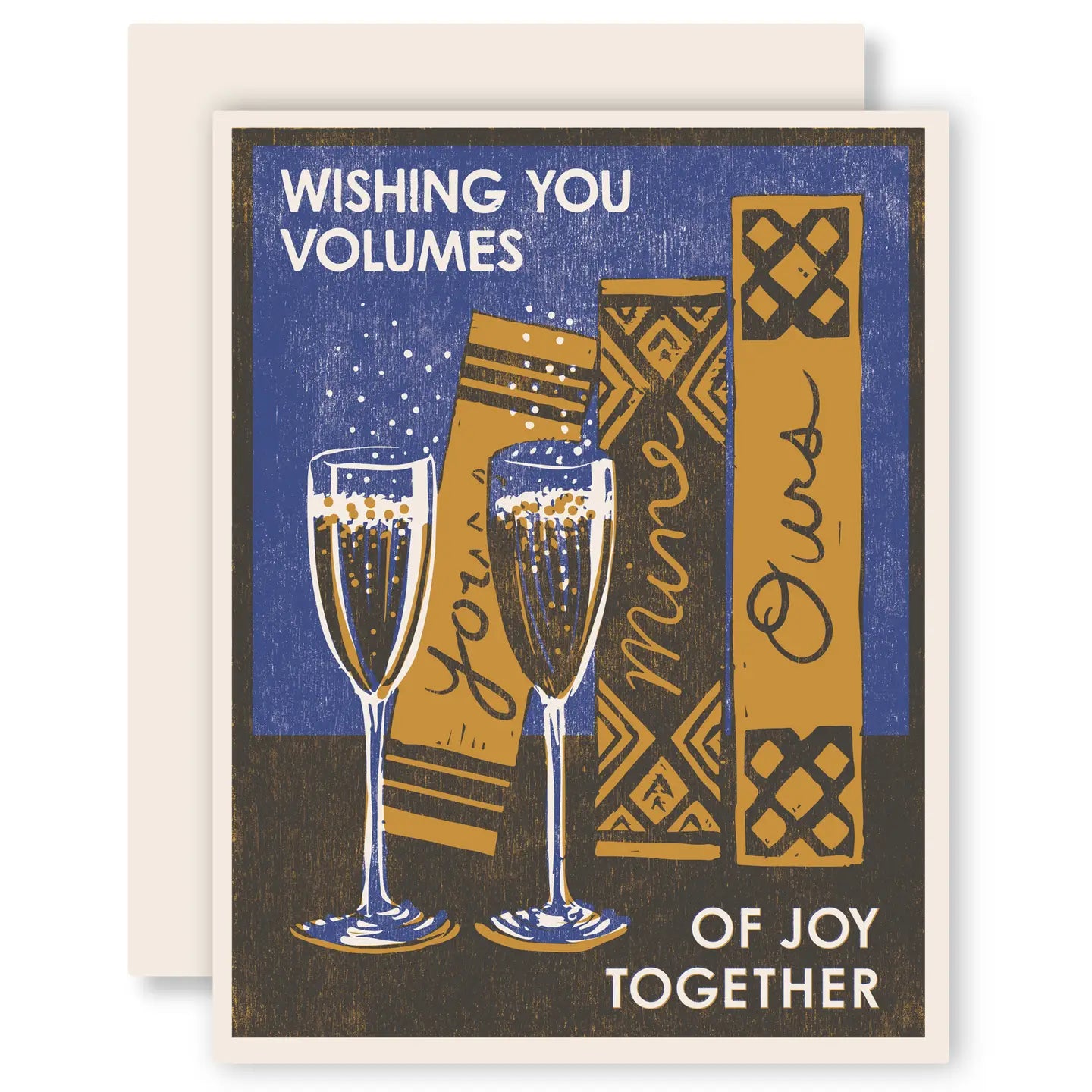 Heartell Press Greeting Card - Volumes of Joy