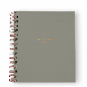 Undated Daily Overview Planner - Light Sage