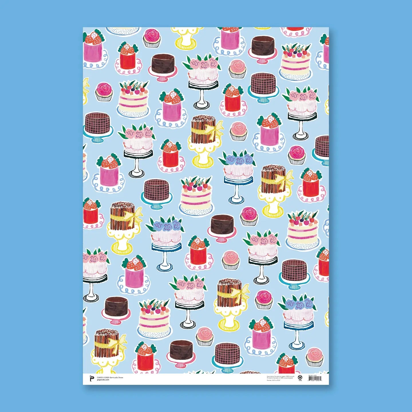 Wrapping Sheet - Cakes