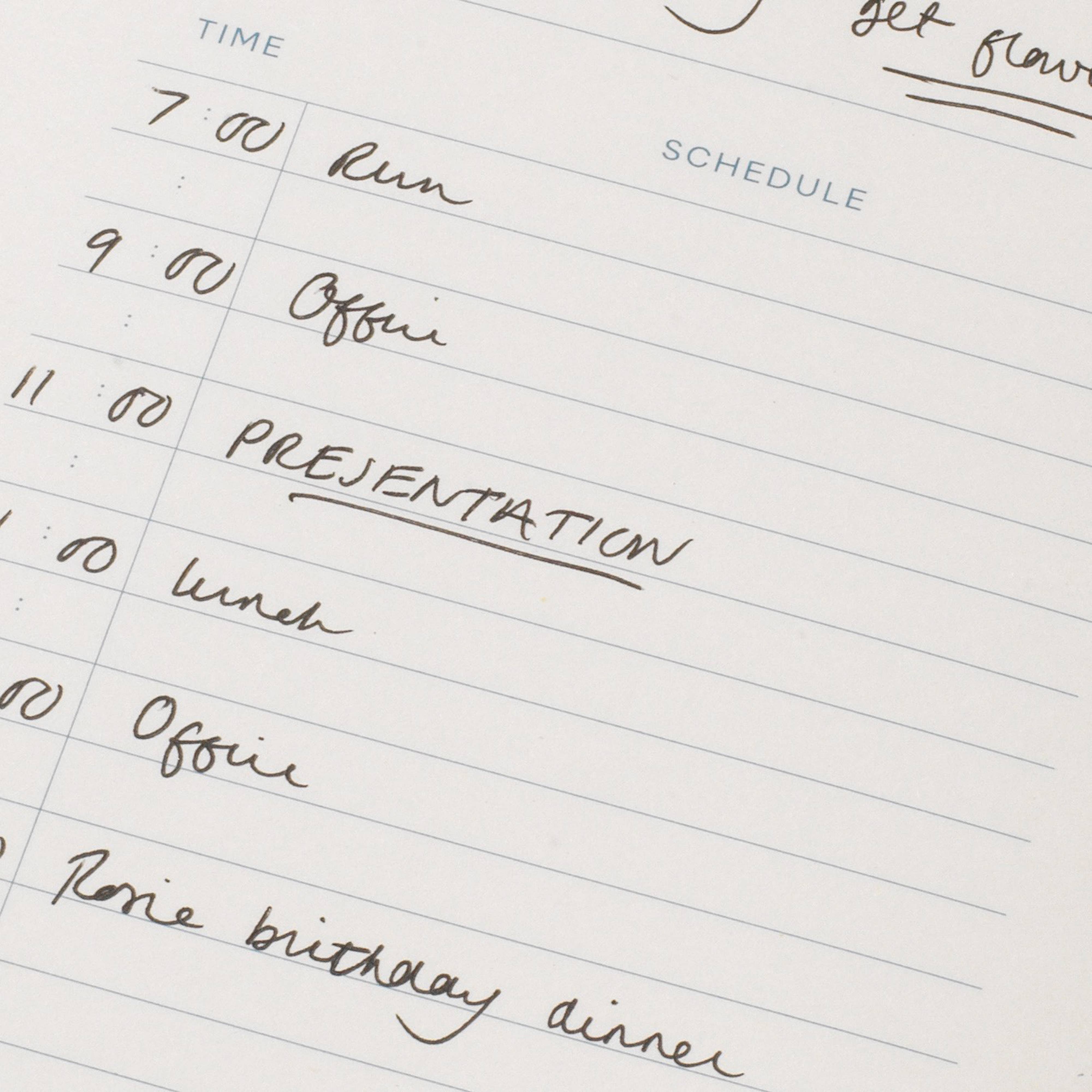 Undated Daily Planning Pad - Picnic