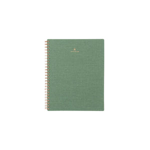 Appointed Coiled Workbook Lined - Fern Green