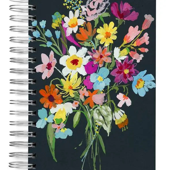 Notebook - Bouquet On Black