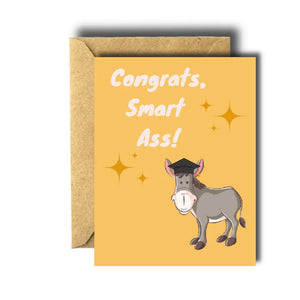 Bee Unique Greeting Card - Smart Ass