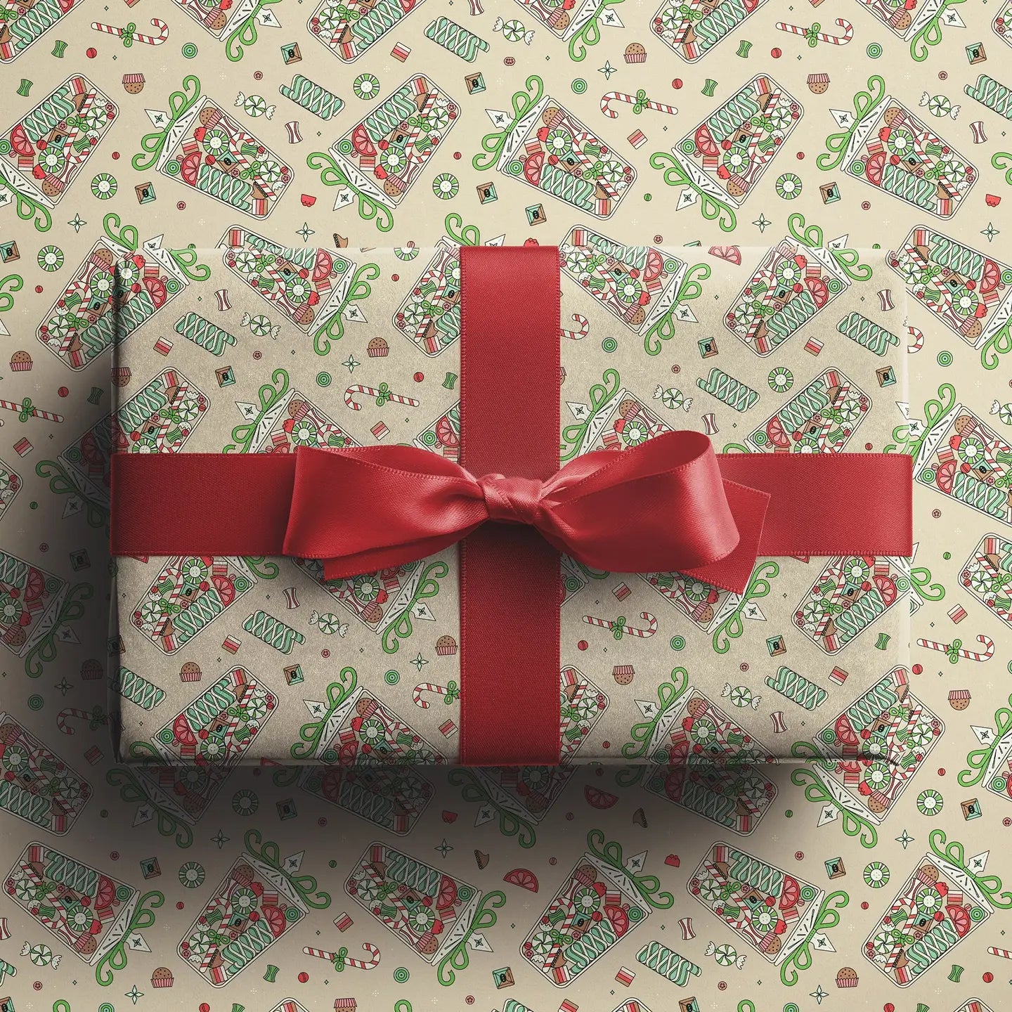 Wrapping Sheet - Candy Jar