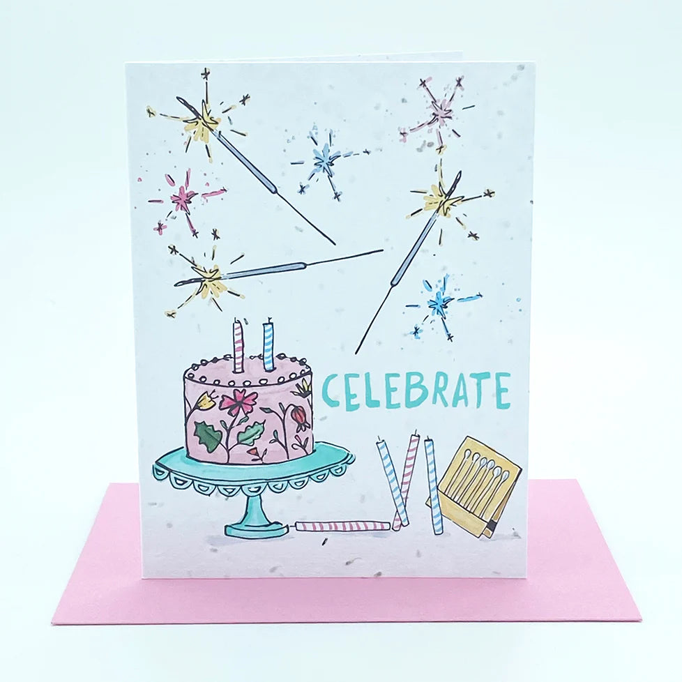 Jill + Jack Plantable Greeting Card - Celebrate