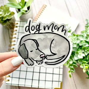 Sticker - Watercolour Dog Mom