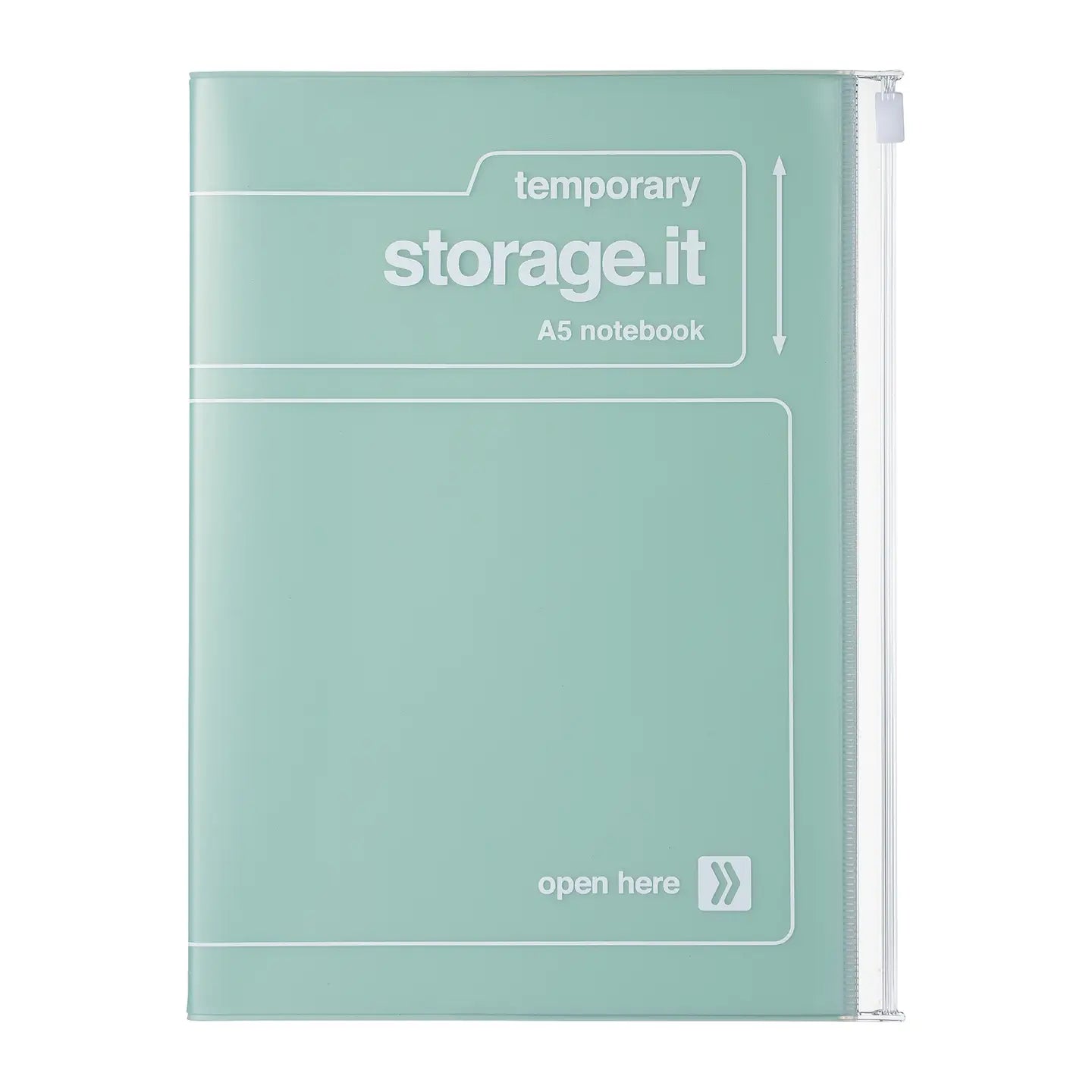 Storage.It Eco-Friendly Refillable Notebook - A5 Mint