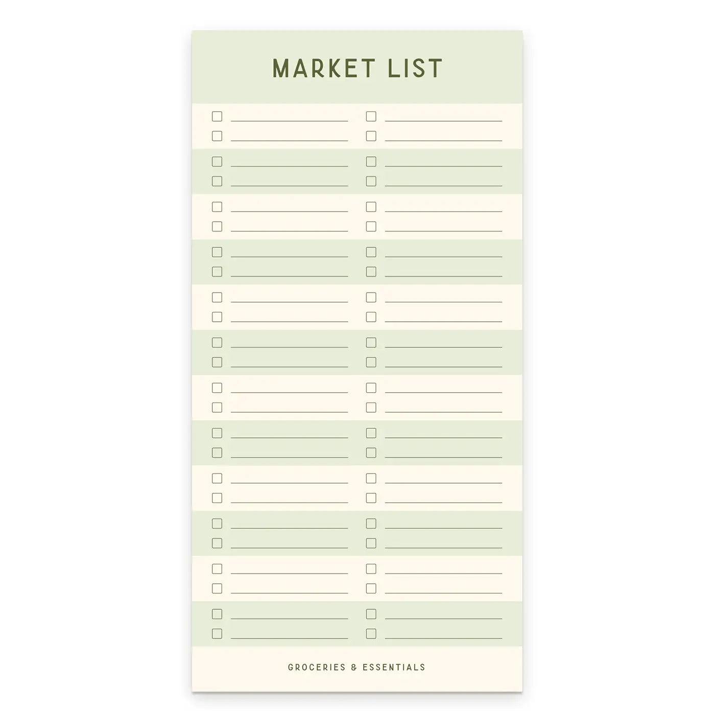 Notepad - Seaglass Market List