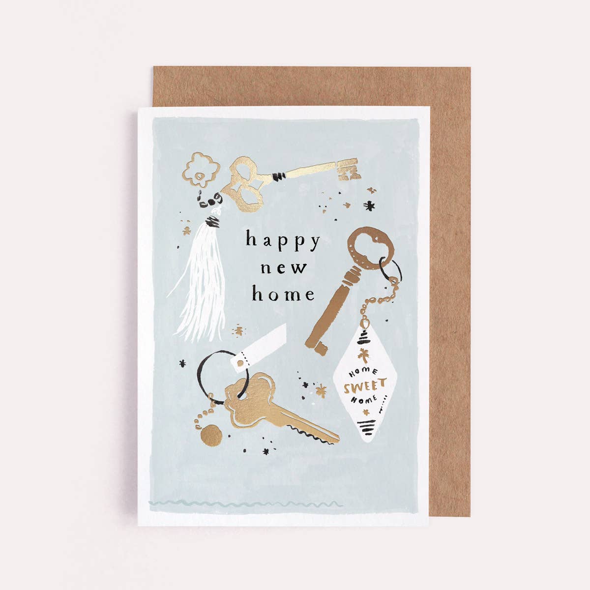 Greeting Card - Keys New Home – Duly Noted Stationery