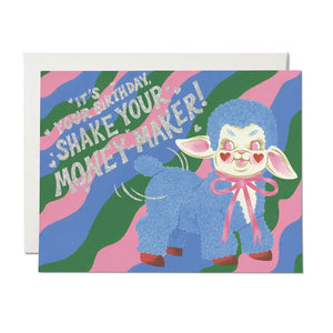 Red Cap Cards Greeting Card - Money Maker