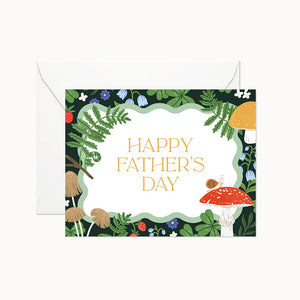 Linden Paper Co. Greeting Card - Father's Day Mushrooms