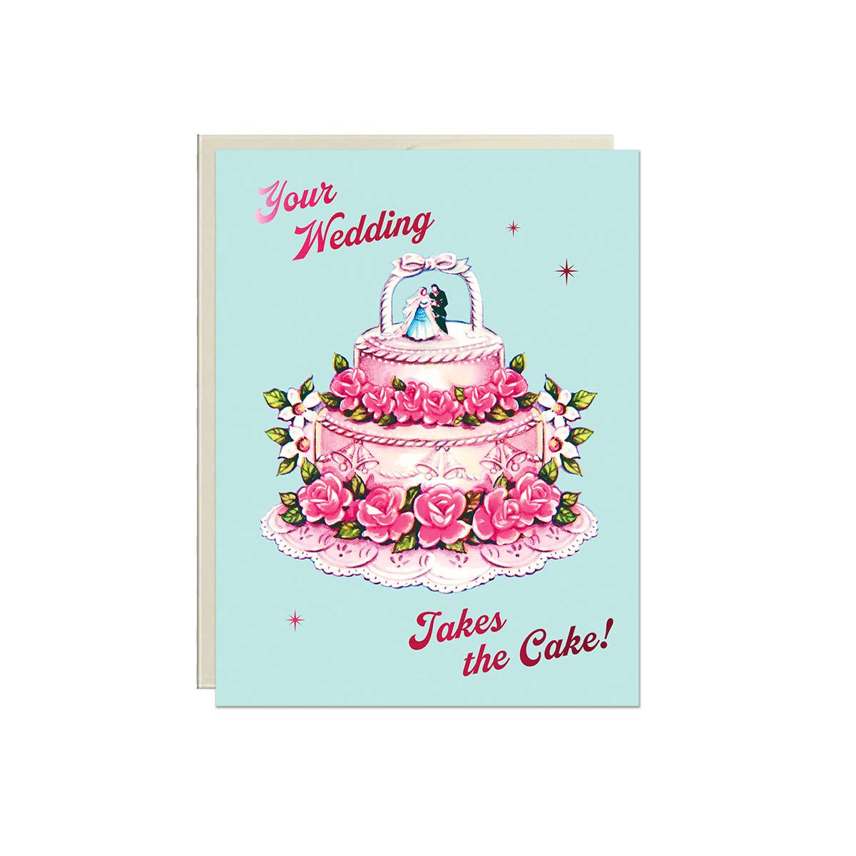 Greeting Card - Wedding Takes the Cake