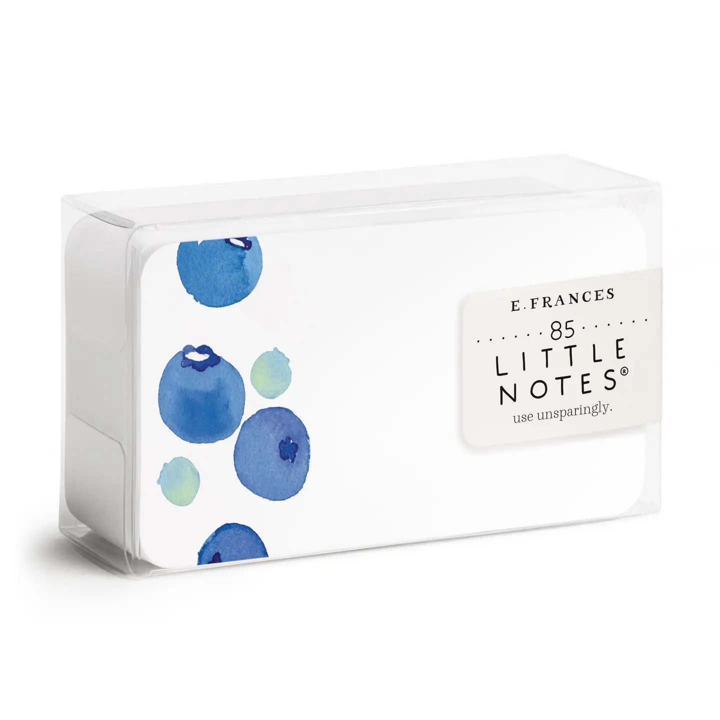 E Frances Boxed Little Notes - Blueberries