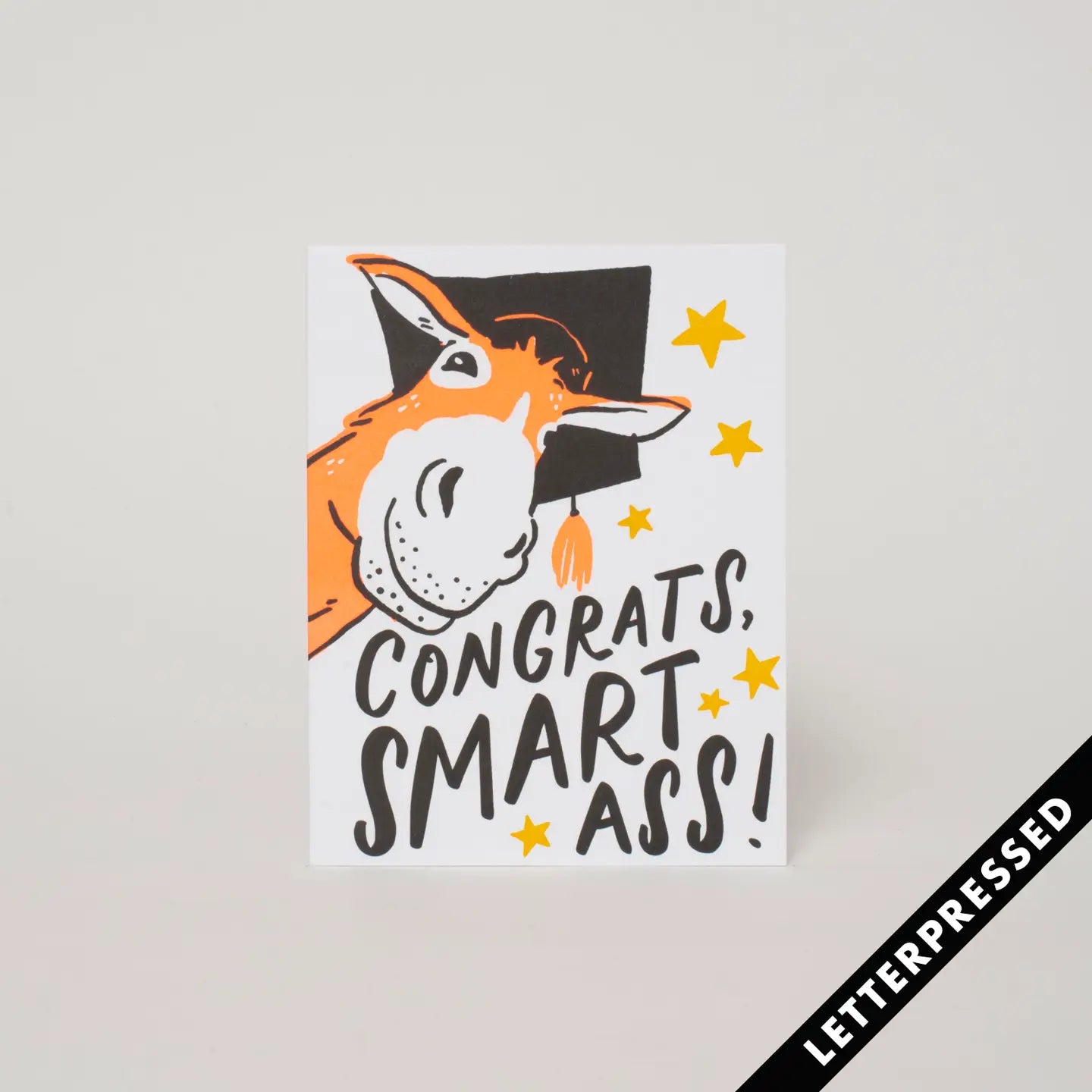 Egg Press Greeting Card - Smart Ass Grad