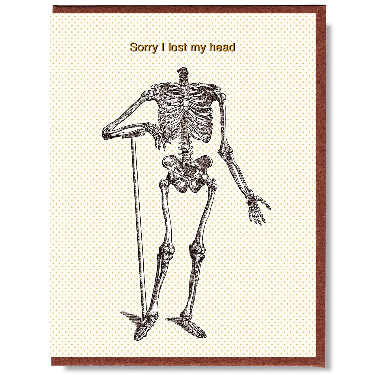 Greeting Card - Sorry I Lost My Head