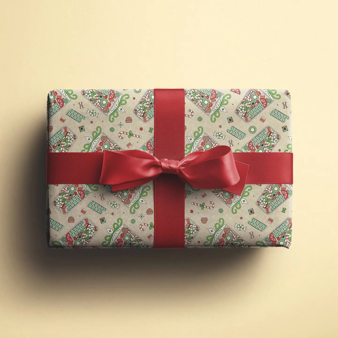 Wrapping Sheet - Candy Jar