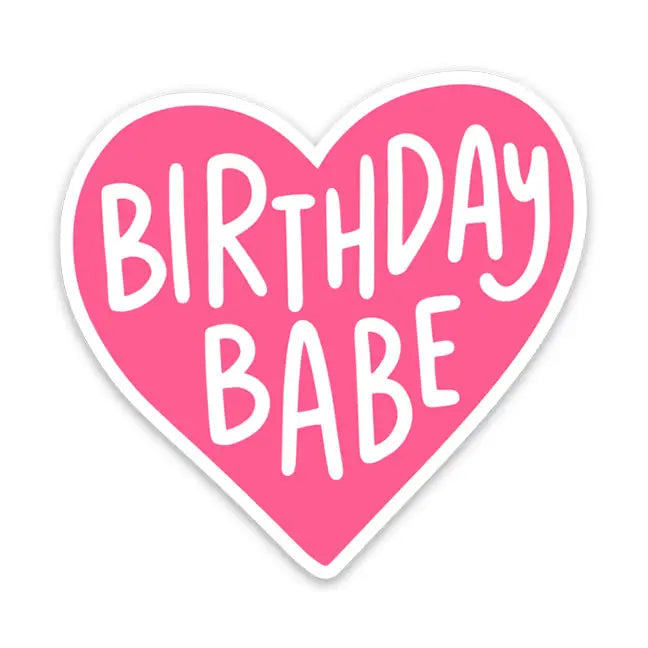 Brittany Paige Greeting Card - Birthday Babe Sticker