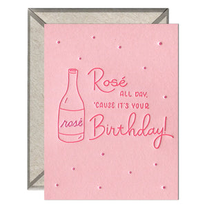 Ink Meets Paper Greeting Card - Rosé All Day
