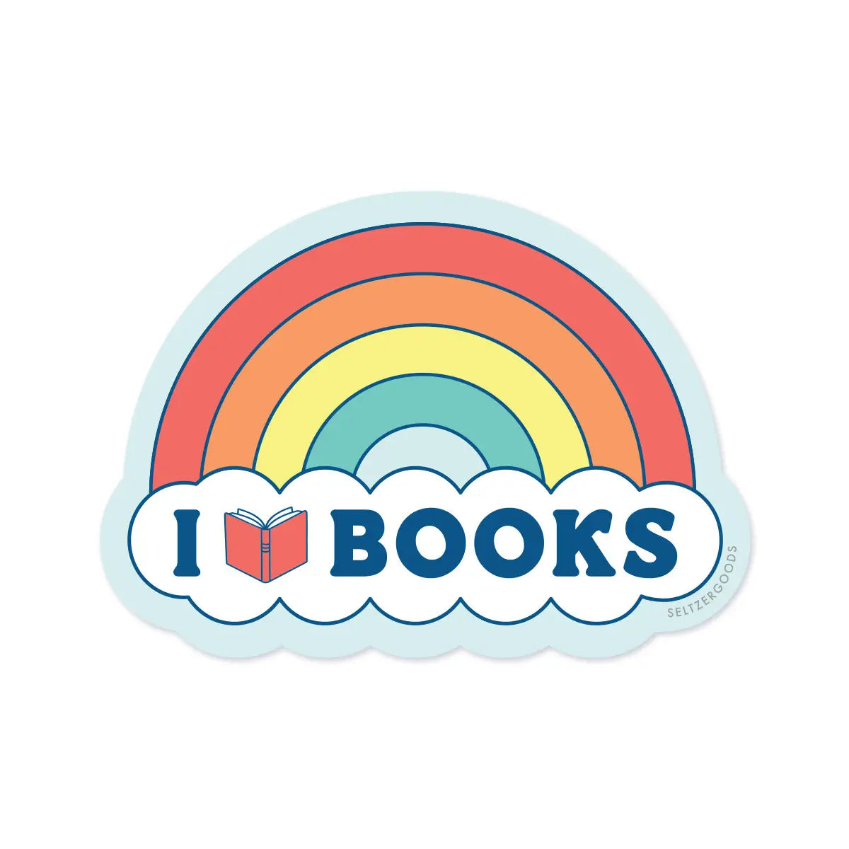 Sticker - Rainbow Books
