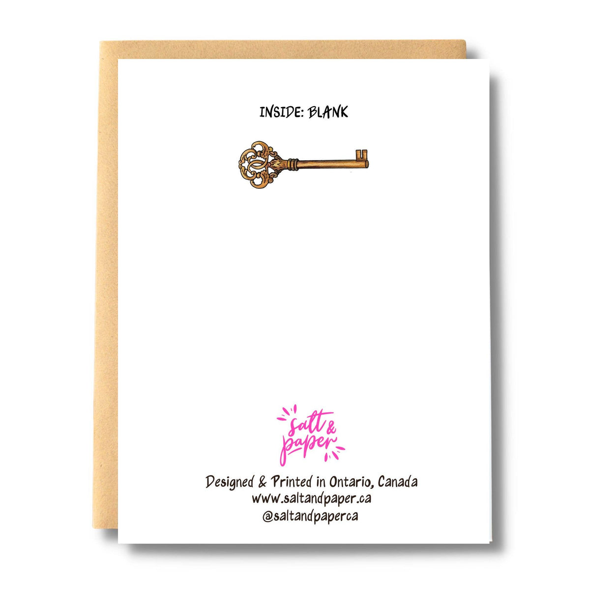 Greeting Card - Keys New Home – Duly Noted Stationery