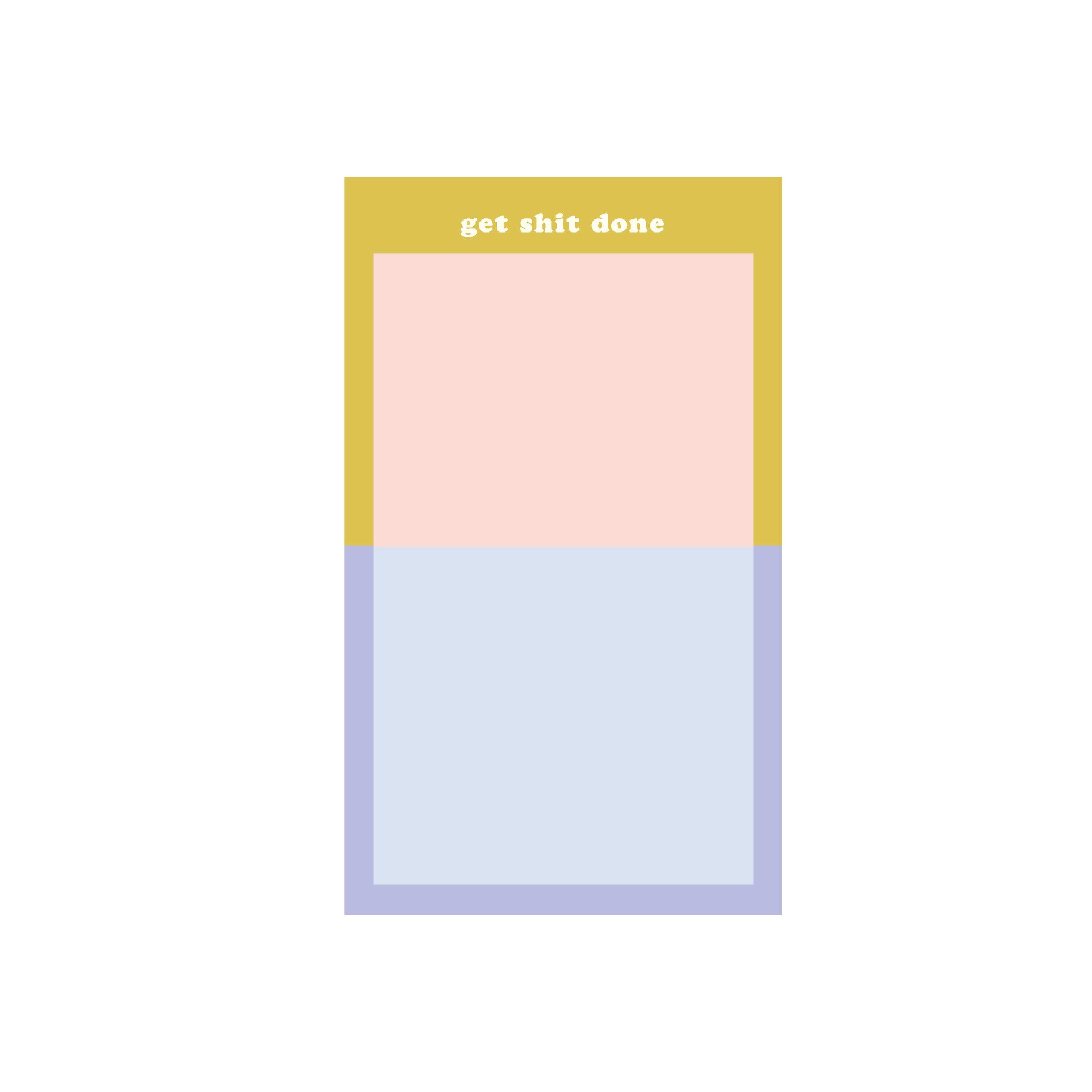 Tearaway Notepad - Get Shit Done