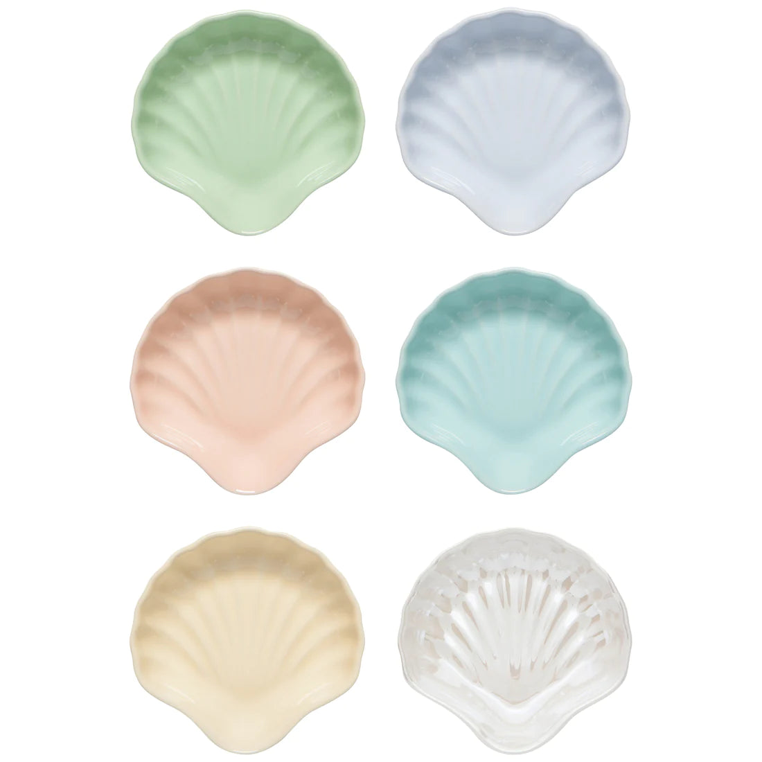 Pinch Bowl Set - Seaside Shells