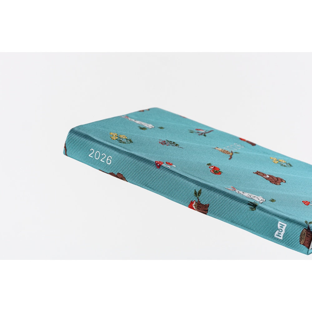 Hobonichi Techo HON 2026 A6 Planner - Bow & Tie: In The Forest