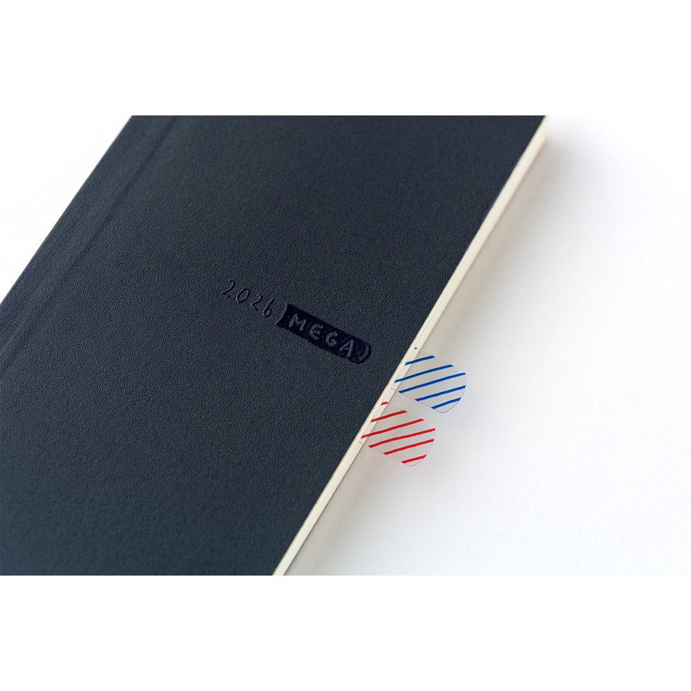 Hobonichi 2026 Mega Weeks Planner - Sneaker Indigo Black