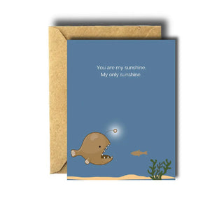 Bee Unique Greeting Card - You Are My Sunshine