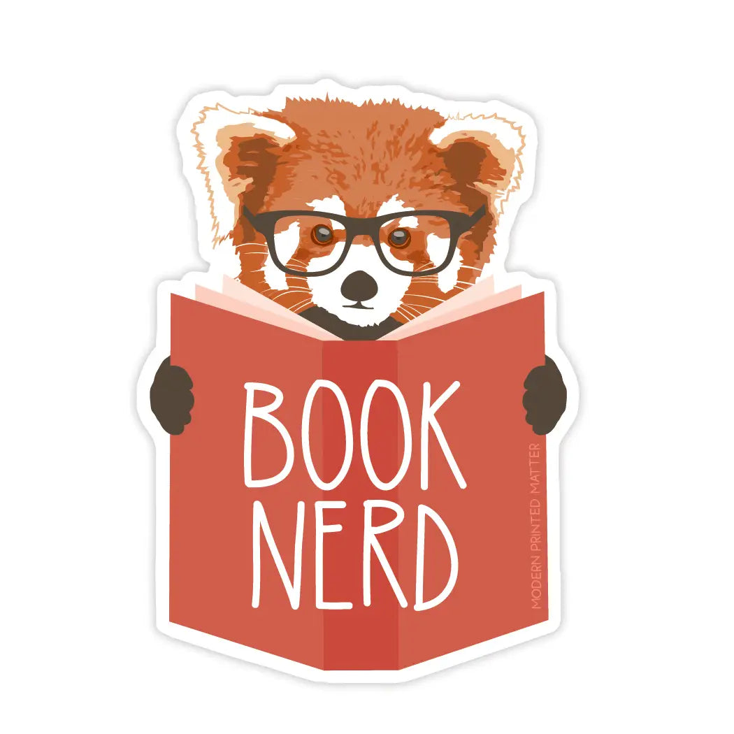 Sticker - Book Nerd