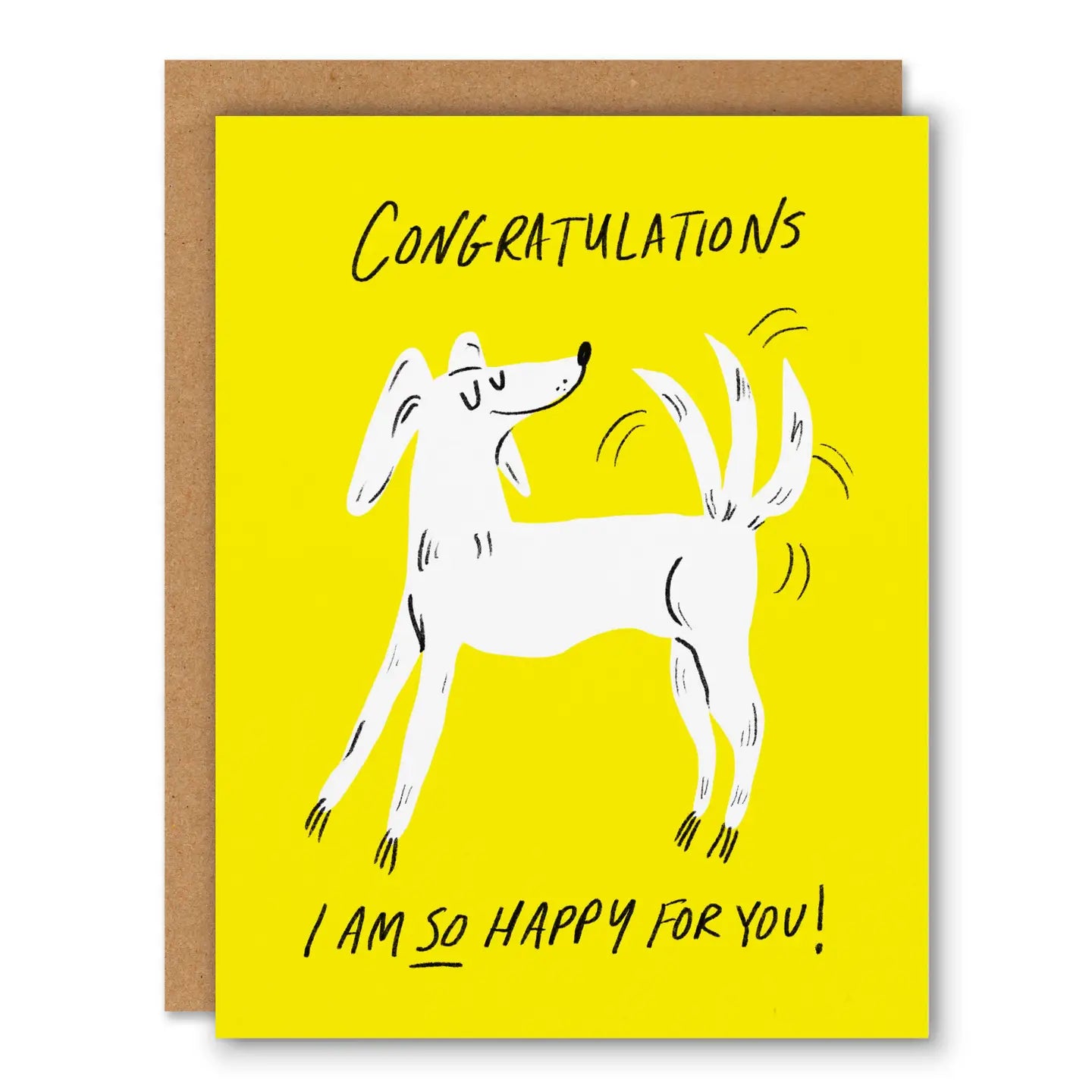 Badger & Burke Greeting Card - So Happy For You