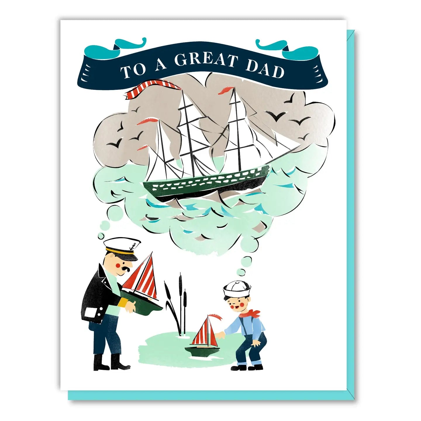 Driscoll Design Greeting Card - Captain Dad