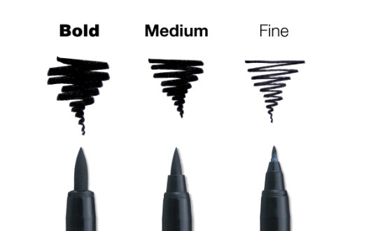Pigma Pen - Pro Brush Pen Medium Black