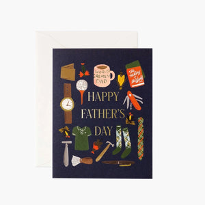 Rifle Paper Co. Greeting Card - Dad's Favourite Things