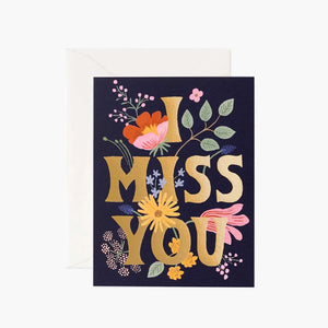 Rifle Paper Co. Greeting Card - I Miss You