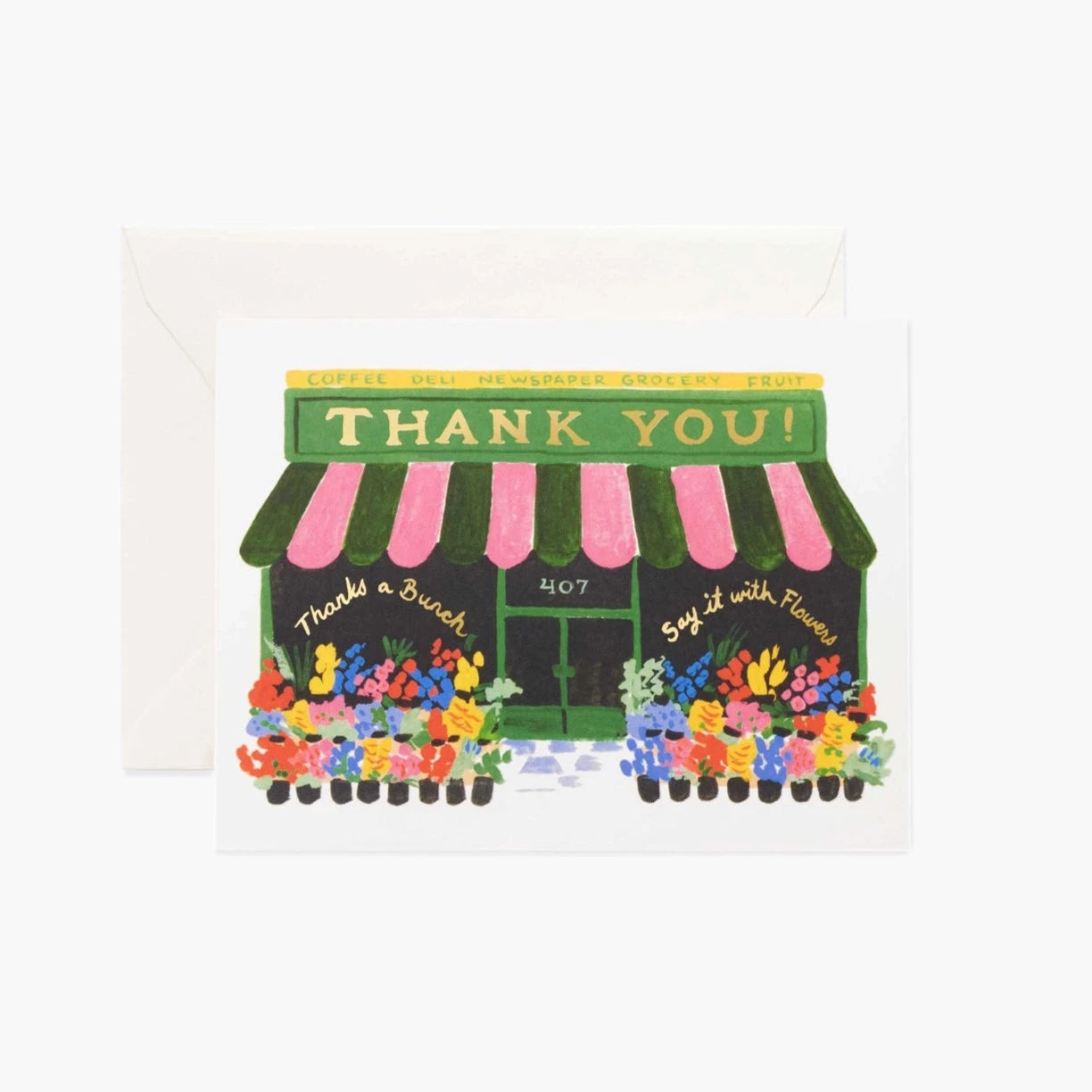 Rifle Paper Co. Greeting Card - Flower Shop Thank You
